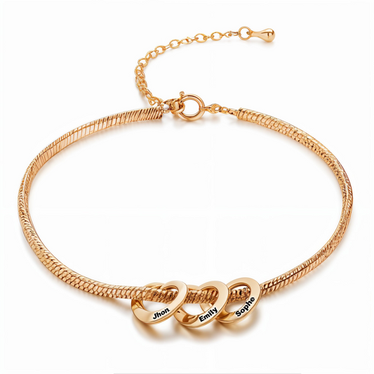 Heart Charms Bracelet